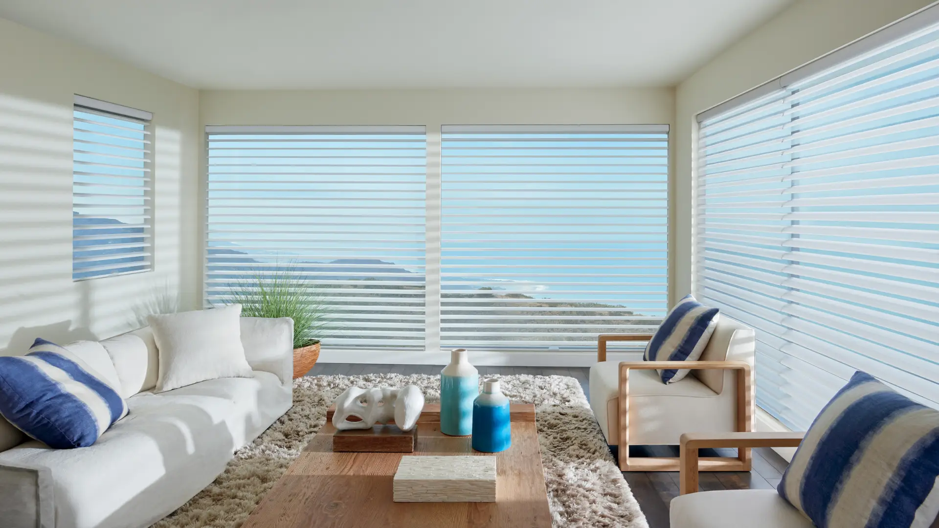 blinds in sunroom